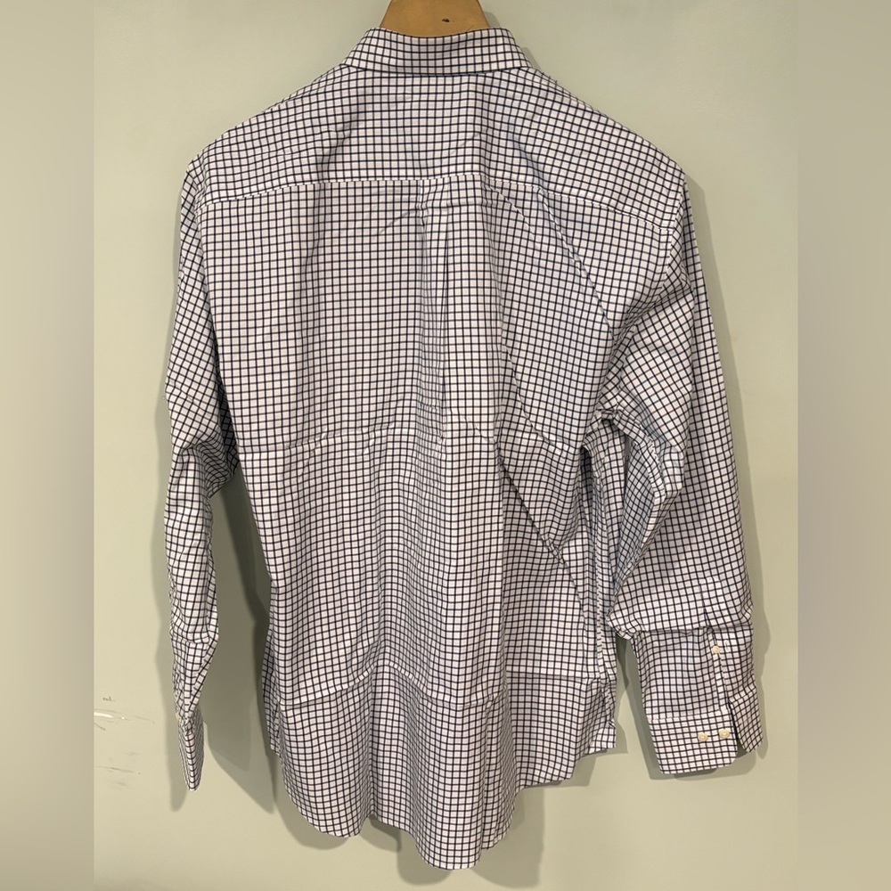 Peter Millar Windowpane Check Button down - Picture 8 of 9